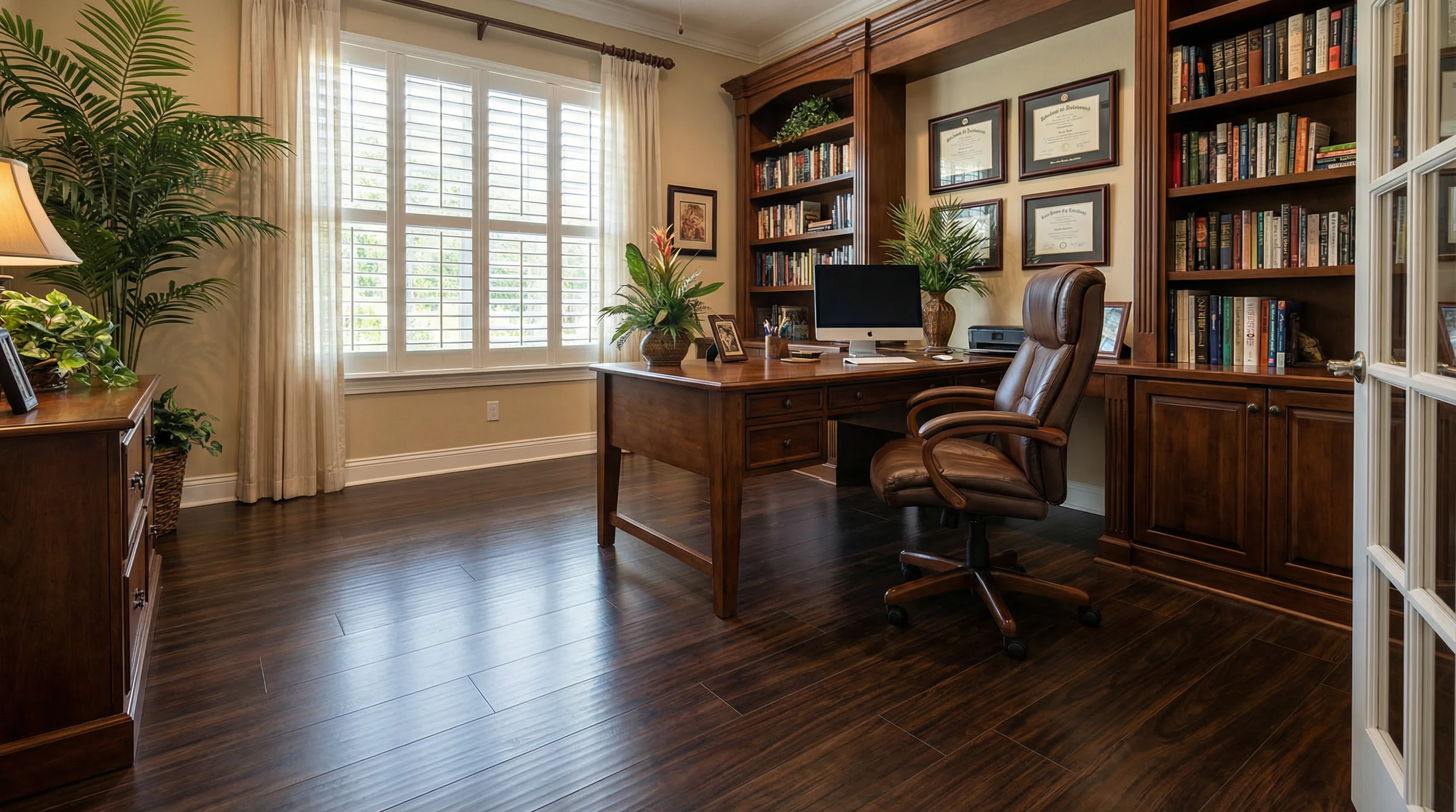 Dark Espresso Home Office